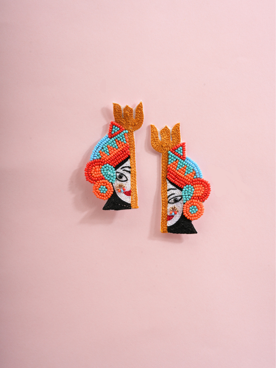 Shakti Gaze – Handmade Statement Earrings