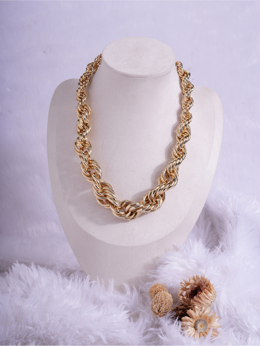Regal Twine – Anti Tarnish Hasli Necklace