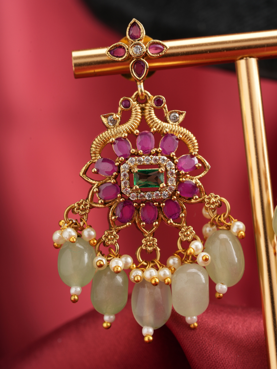 Chandrika Ratnamala – Temple Necklace Set