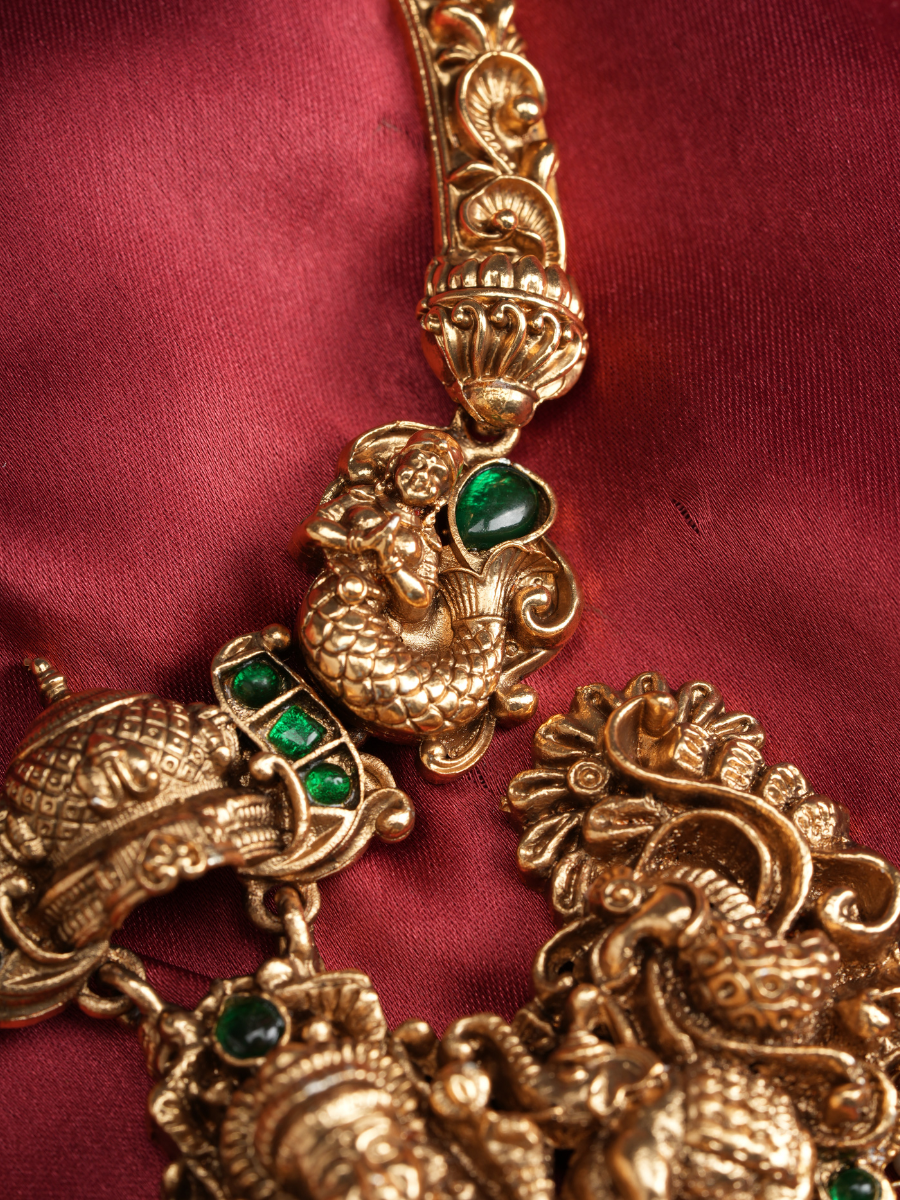 Shreenayanika Haar – Temple Necklace Set