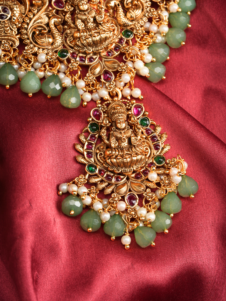 Mayurashree Haar – Temple Necklace Set