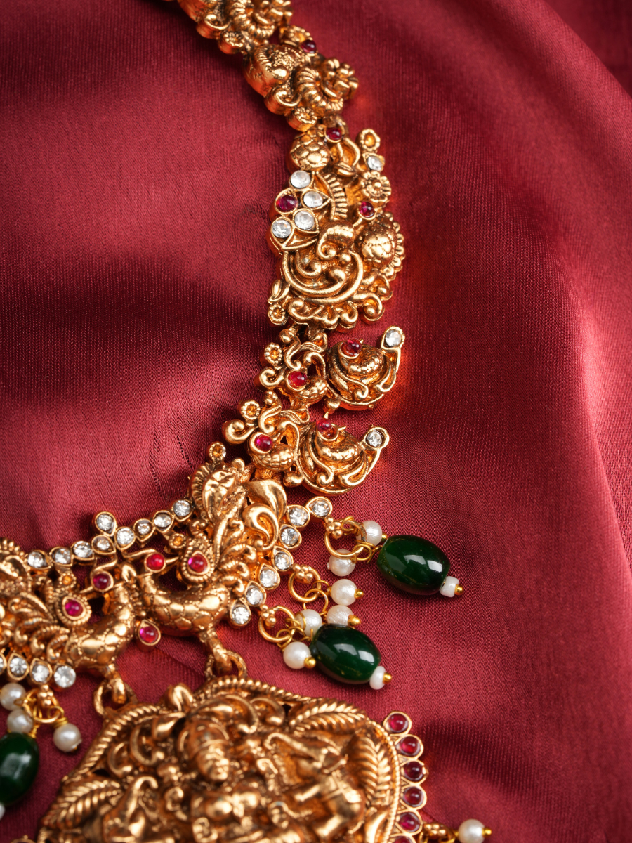 Vishweshwari Necklace – Temple Necklace Set