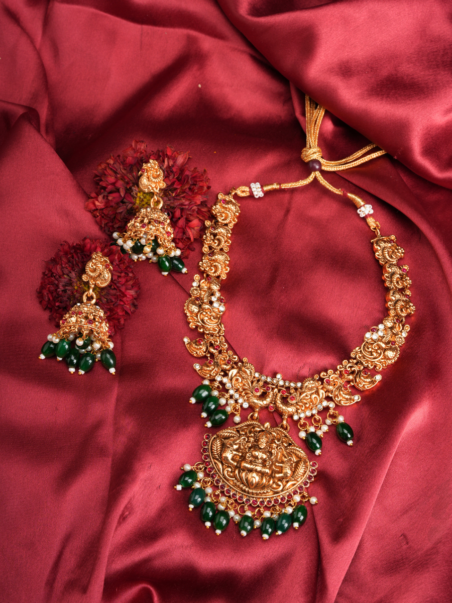 Vishweshwari Necklace – Temple Necklace Set
