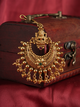Padma Vilasini Maang Tika – Golden Beads