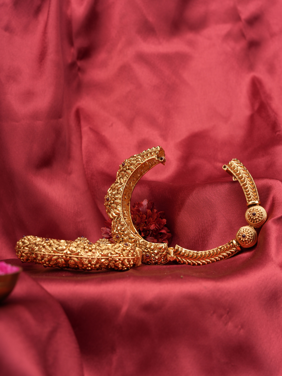 Padmakriti Openable Kadas – Temple Heritage Bangles