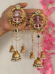 Gulrukh - Pink Kashmiri Earrings