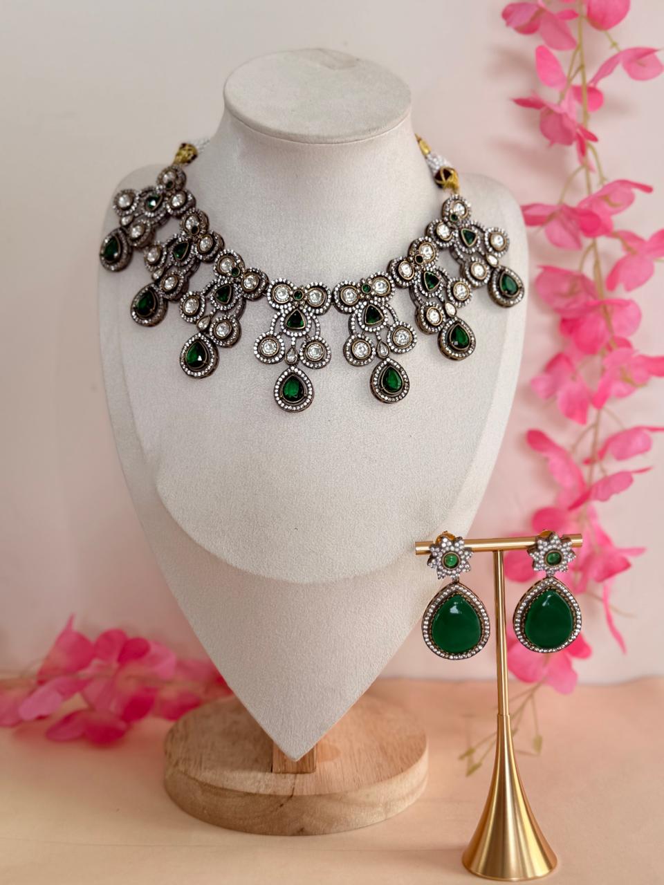 Heritage Mirage – Mossonite Replica Necklace Set