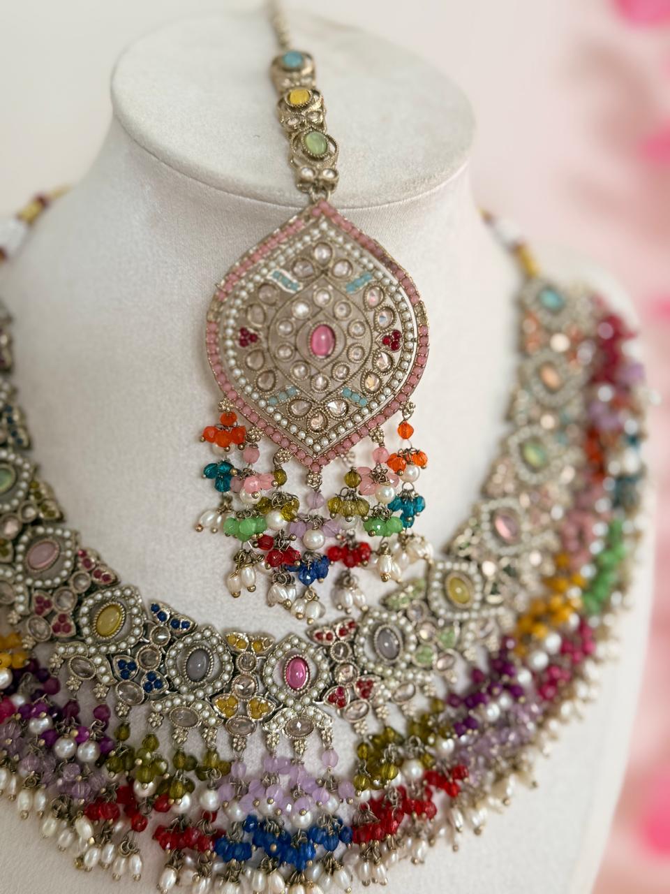 Azure Cascade Reverse AD Bridal Set