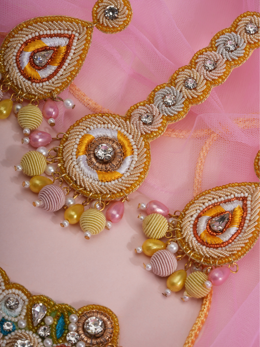 Rang Raagini – Handmade Haldi Jewellery Set