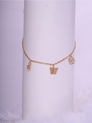 Soaring Spirits – Anti Tarnish Charm Anklet