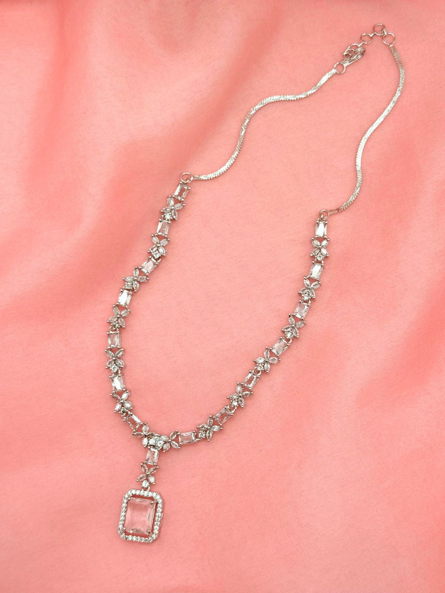 Frost Aura – Clear AD Necklace Set