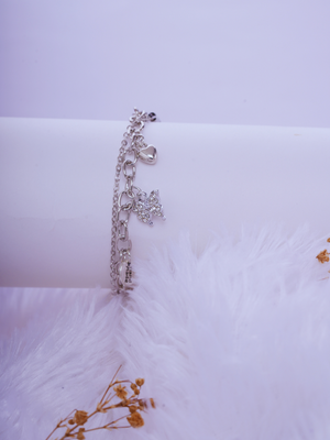 GlimmHer – Layered Charm Bracelet