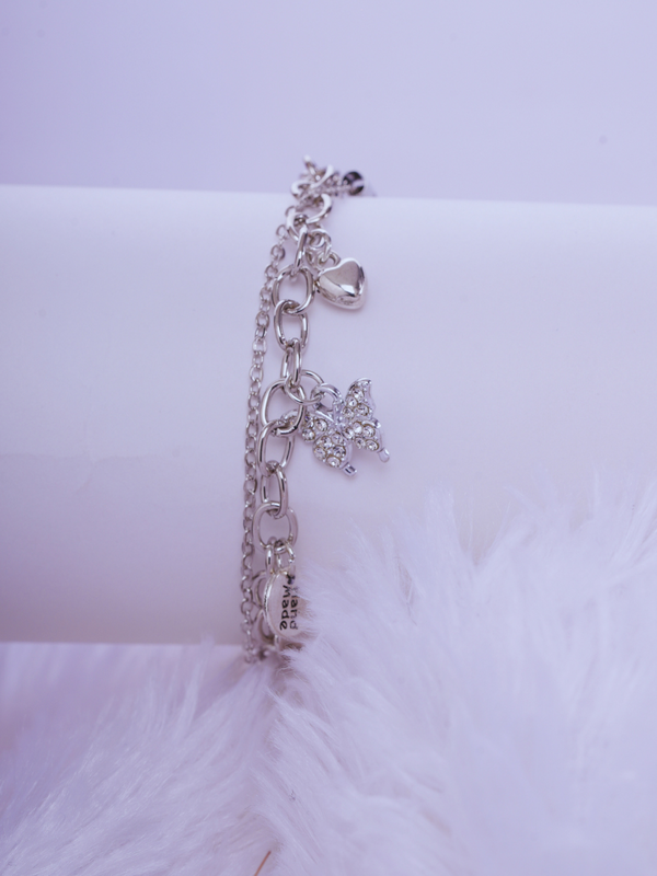 GlimmHer – Layered Charm Bracelet
