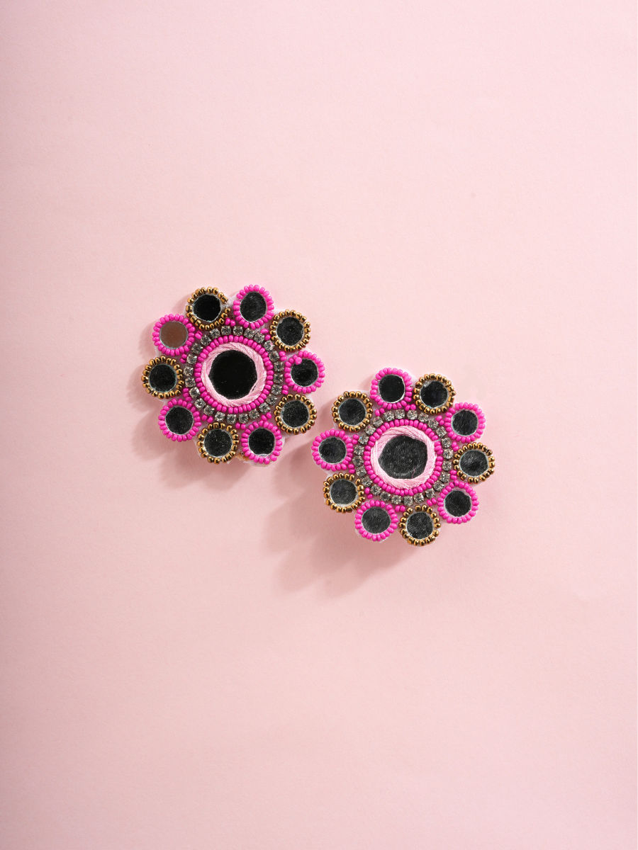 Mirror Pop – Handmade Statement Studs