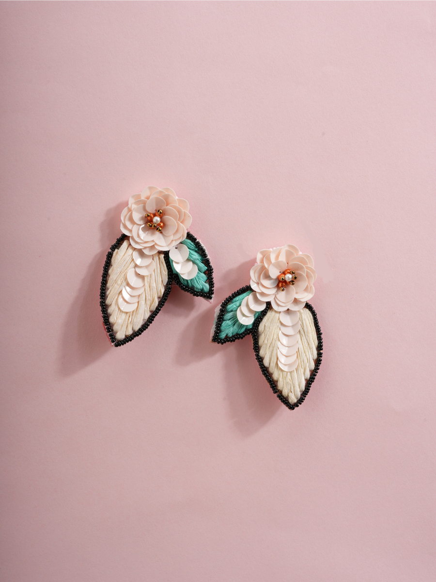 Petal Whim – Handmade Floral Earrings