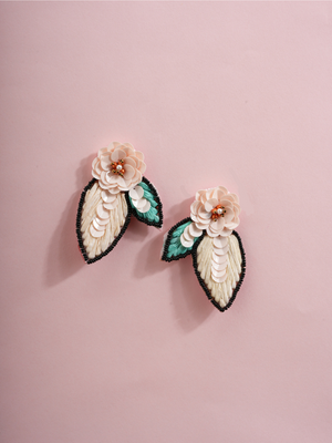 Petal Whim – Handmade Floral Earrings