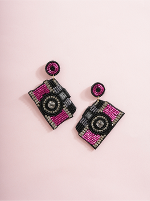 Click Chic – Handmade Camera Earrings