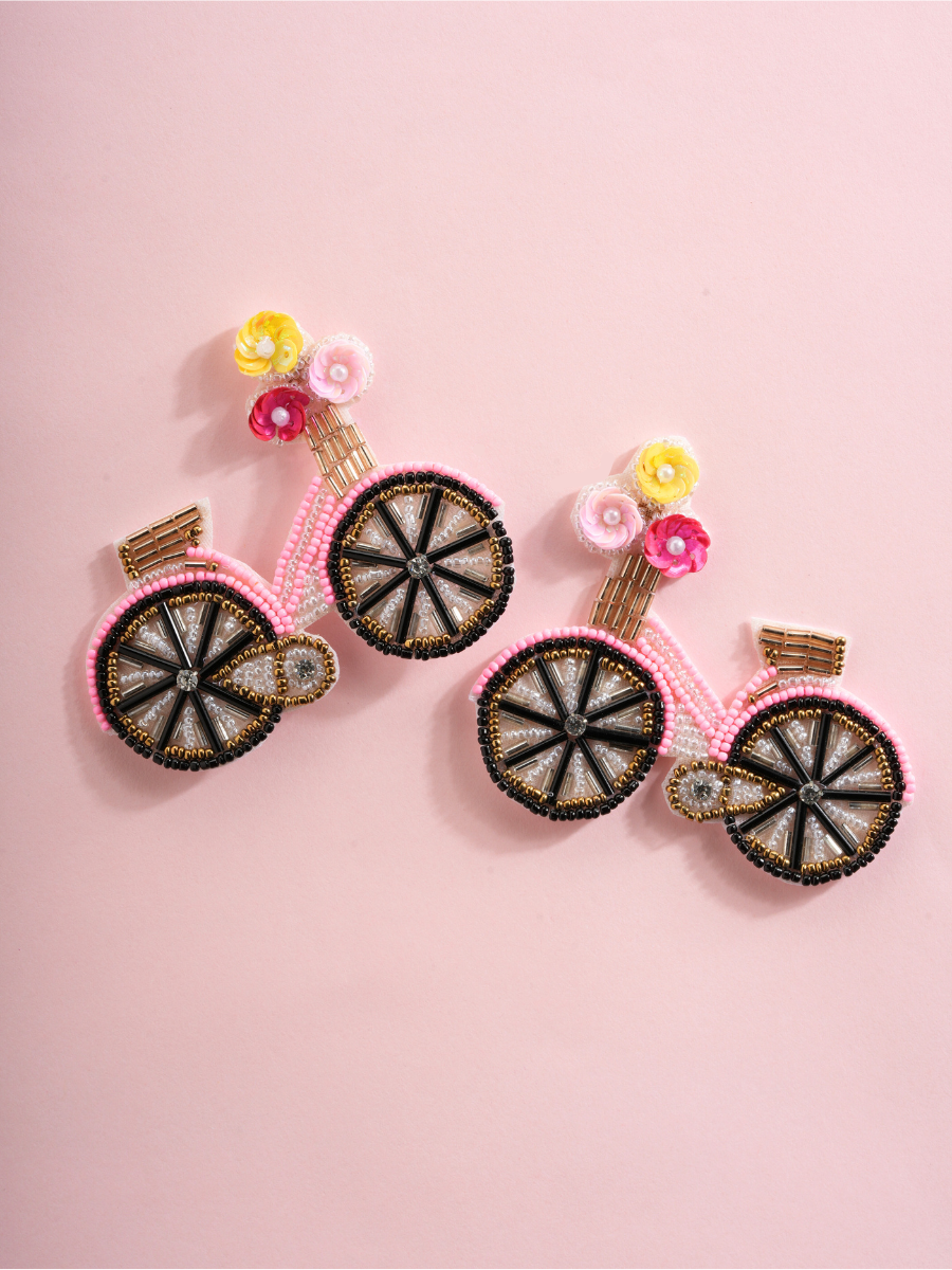 Cycle Pop – Handmade Bicycle Earrings