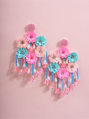 Petal Parade – Handmade Floral Earrings