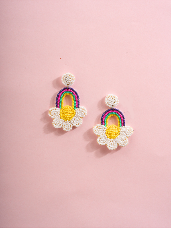 Bloom Over the Rainbow – Handmade Earrings