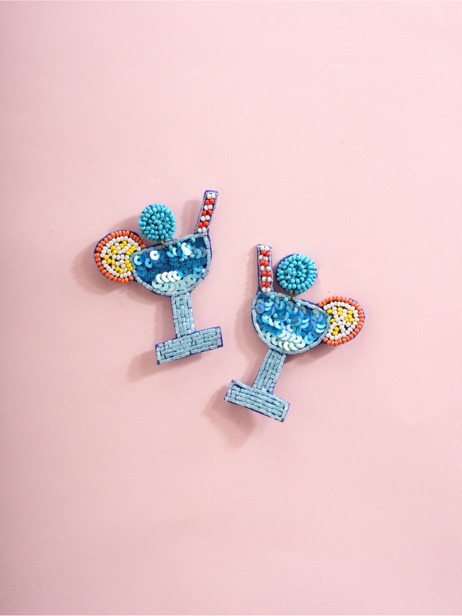 Sip Happens – Handmade Cocktail Earrings