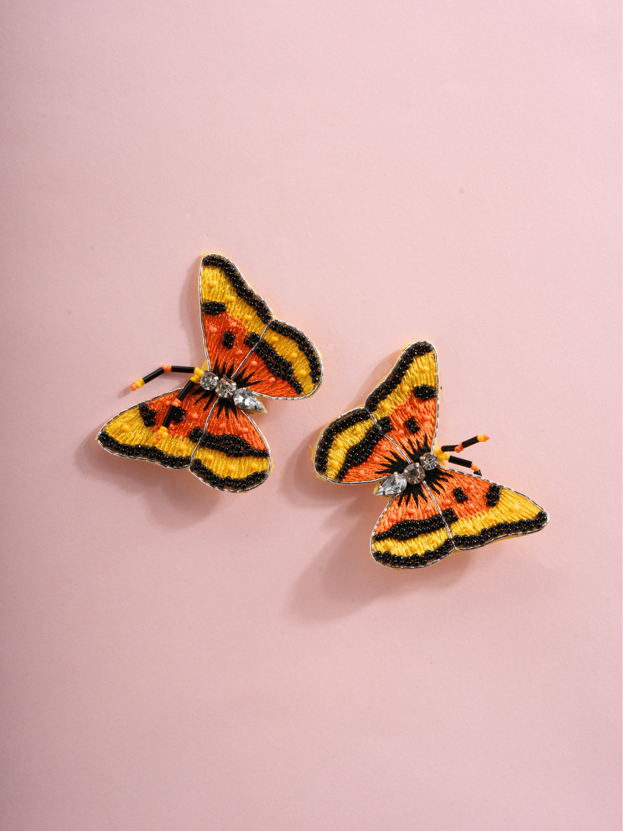 Flutter Flame – Handmade Butterfly Earrings