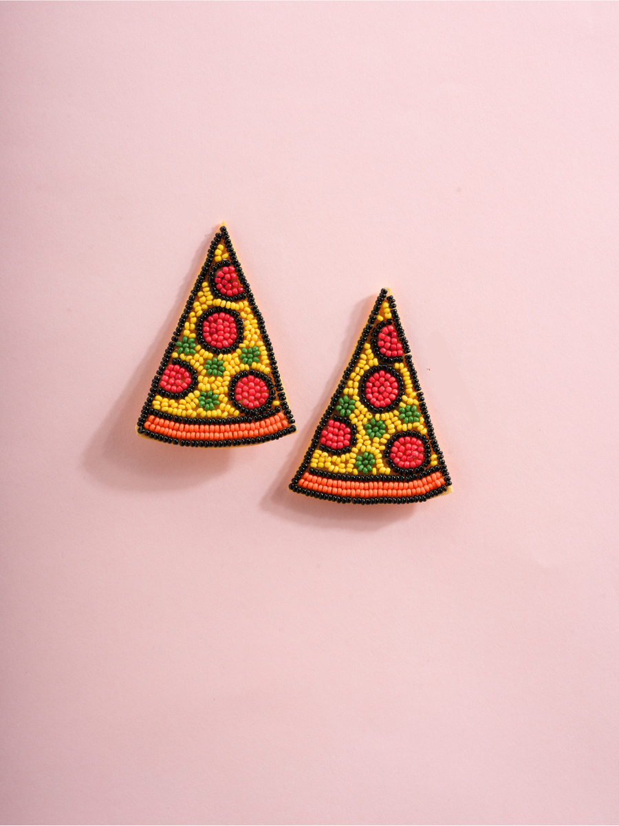 Slice Up – Handmade Pizza Earrings