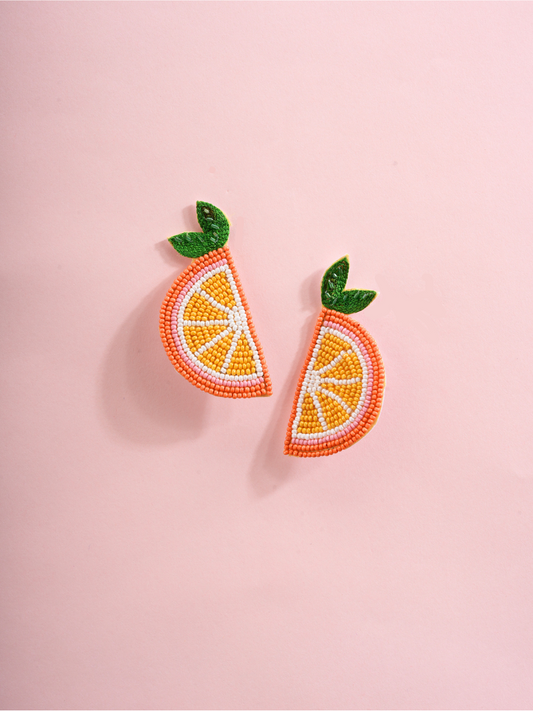 Citrus Pop – Handmade Statement Earrings