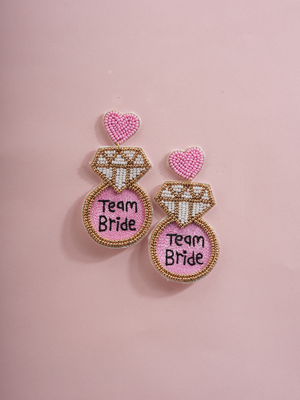 Bride Tribe Sparkle – Handmade Team Bride Earrings
