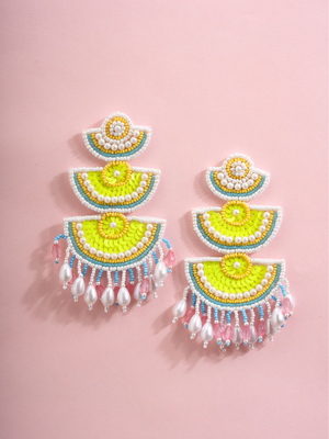 Sun Pop – Handmade Festival Earrings