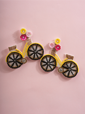 Cycle Chic – Handmade Bicycle Earrings