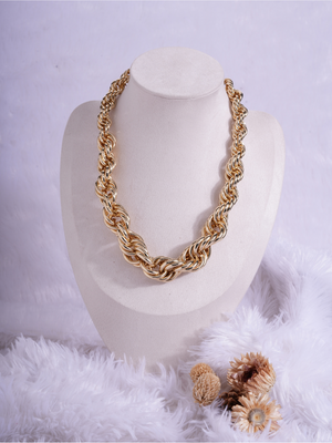 Regal Twine – Anti Tarnish Hasli Necklace
