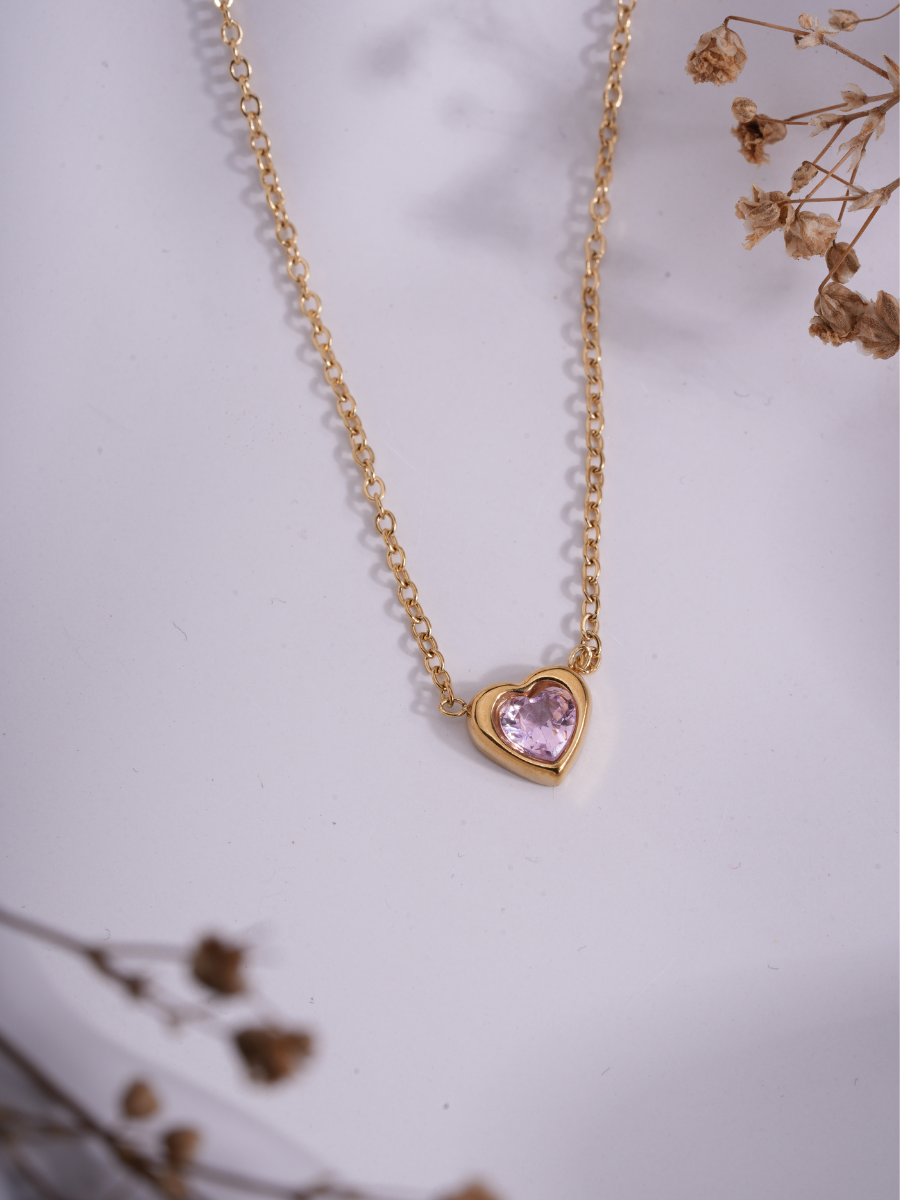 Crystal Crush – Anti Tarnish Heart Pendant
