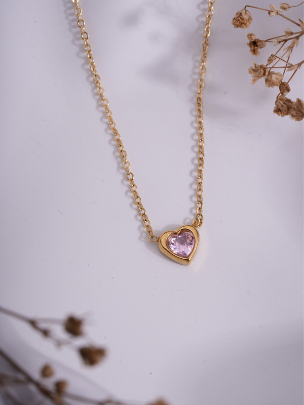 Crystal Crush – Anti Tarnish Heart Pendant