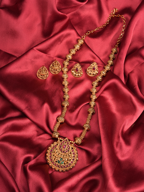 Divya Roopaantar Haar – Reversible Temple Mala