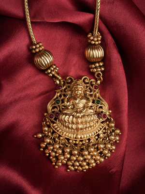 Vaishnavi Kirit Haar –  Temple Mala Set