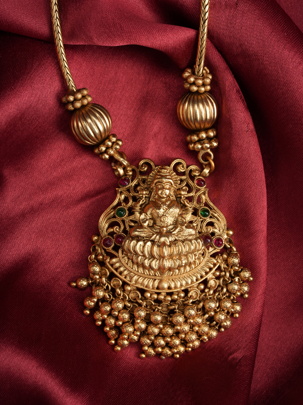 Vaishnavi Kirit Haar –  Temple Mala Set