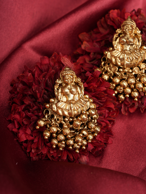 Vaishnavi Kirit Haar –  Temple Mala Set