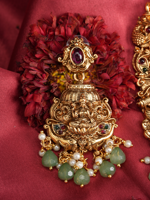 Divya Kamal Haar –  Temple Necklace Set