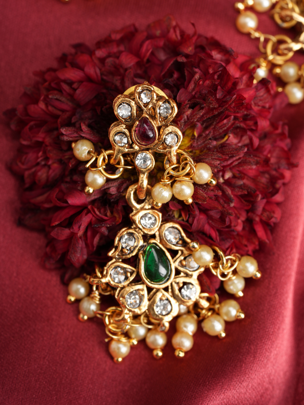 Kiritika Haar –  Temple Necklace Set