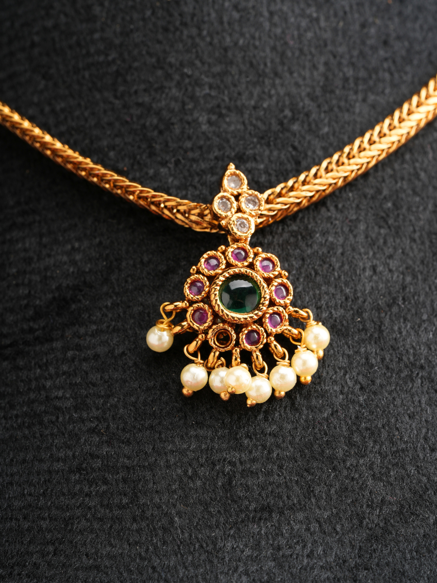 Vaijayanti Temple Necklace Set
