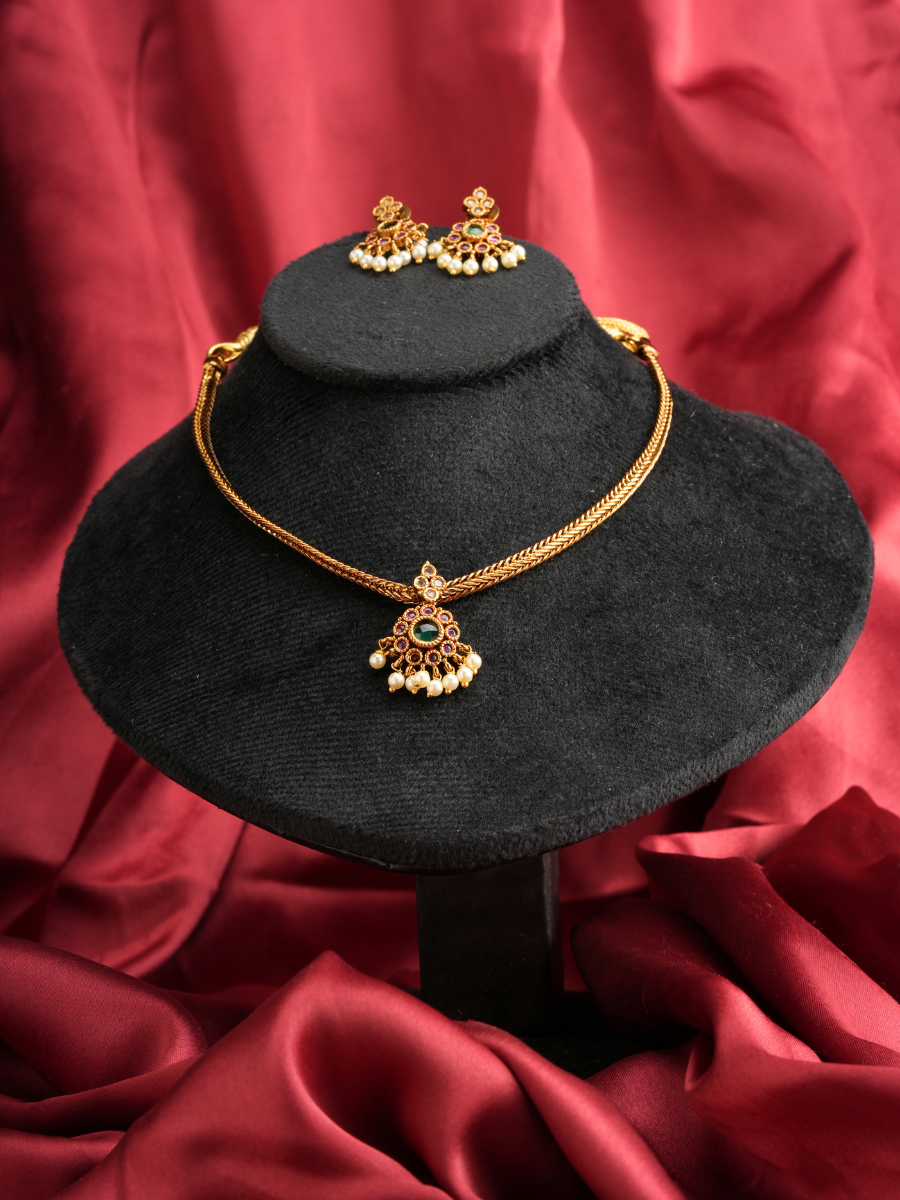 Vaijayanti Temple Necklace Set