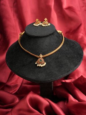 Vaijayanti Temple Necklace Set