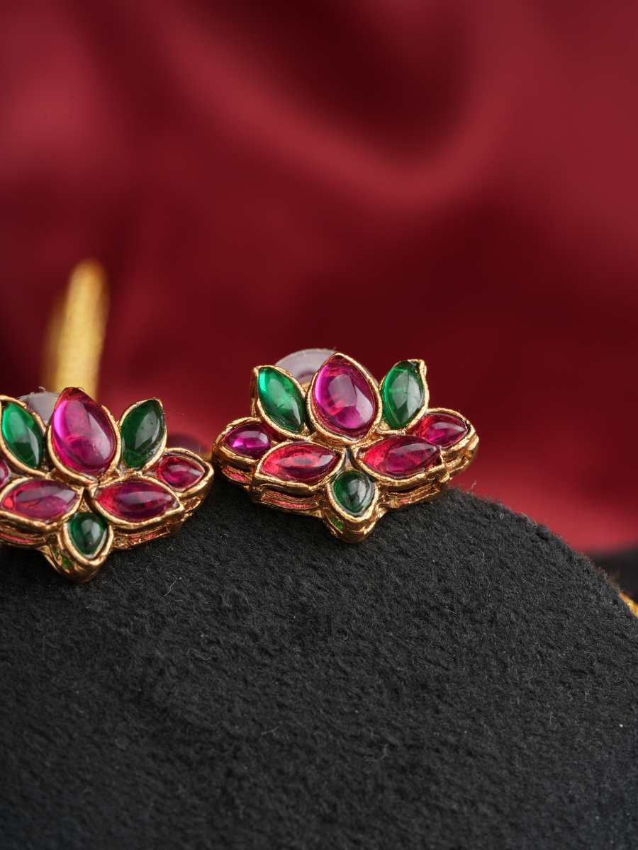 Kamalika Ratna Mala - Temple Necklace Set