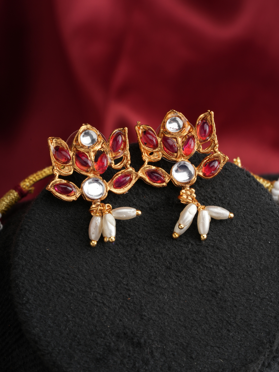 Chandrapushpa Haar – Temple Necklace Set