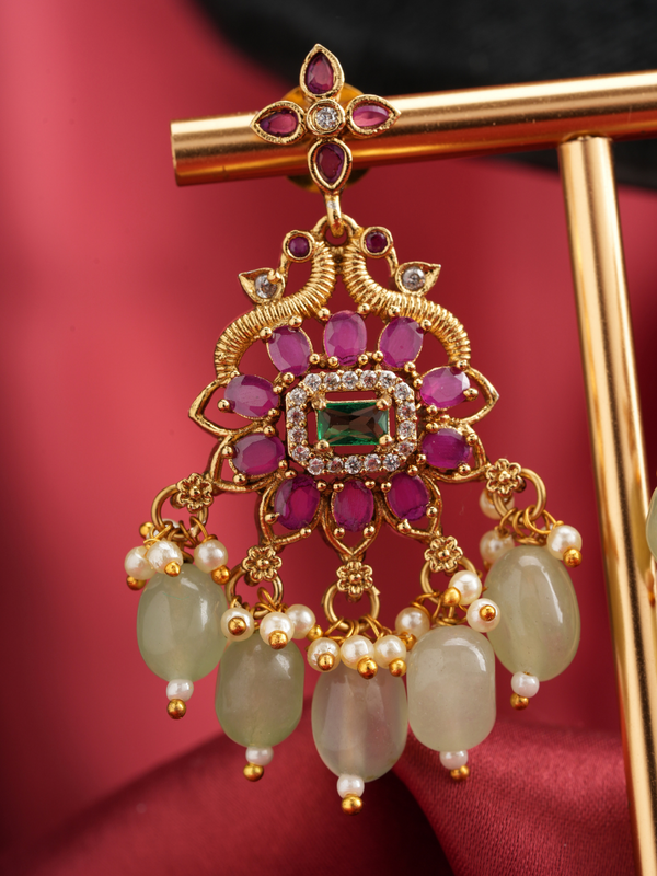 Chandrika Ratnamala – Temple Necklace Set