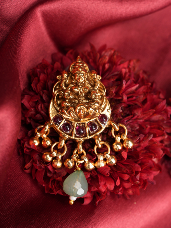 Vasudha Lakshmi Mala – Temple Jewellery Set