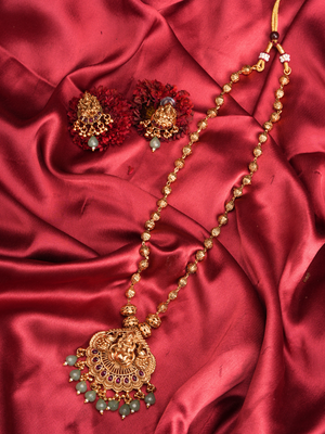 Vasudha Lakshmi Mala – Temple Jewellery Set