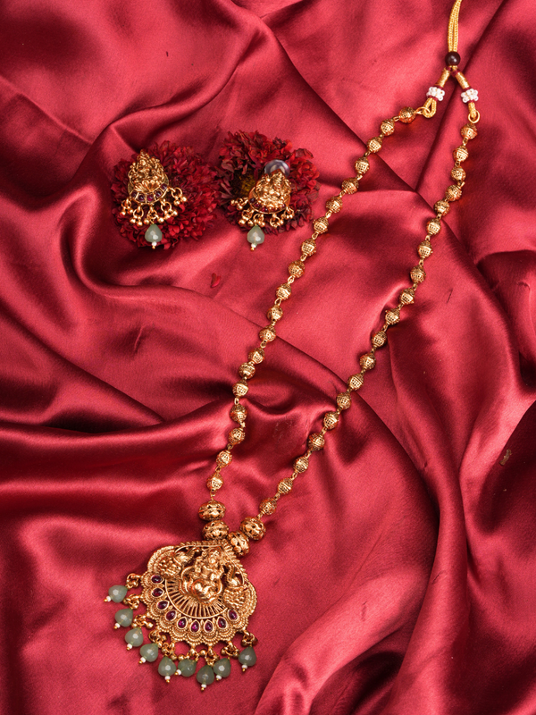 Vasudha Lakshmi Mala – Temple Jewellery Set