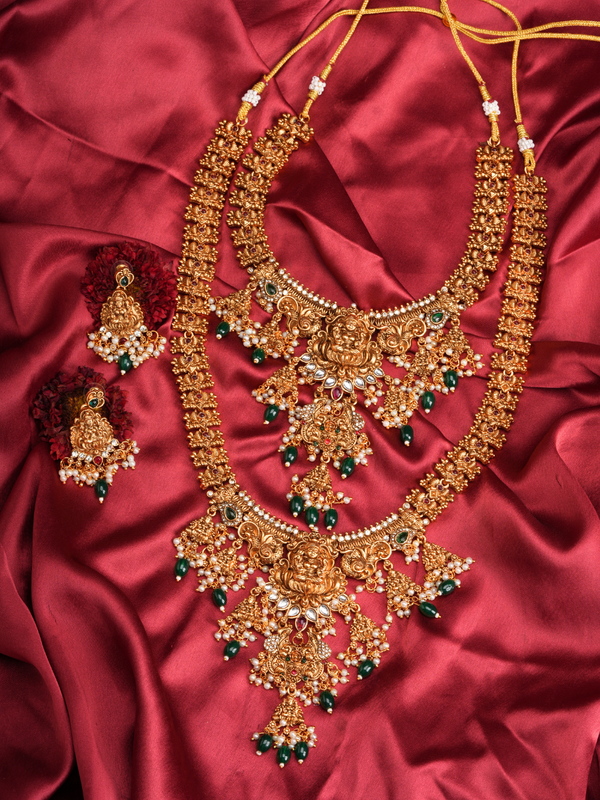 Divya Shreehaar – Temple Necklace Combo Set